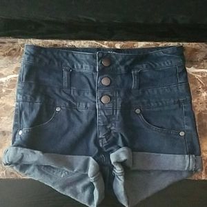 Denim shorts